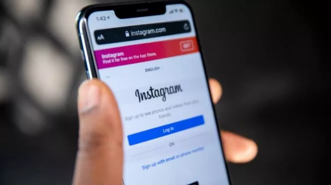 Ilustrasi akun Instagram