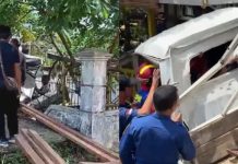 Tak Kuat Menanjak Mobil Pickup Alami Laka di Muara Teweh