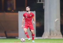 Disikut Lawan, Jordi Amat Alami Pendarahan Hidung Jordi Amat