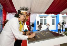Di Isukan Mundur, Sri Mulyani Tetap Jalankan Tugas ; Resmikan Rumah Susun di Jayapura