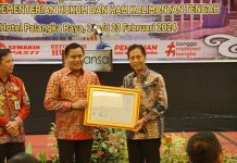 Pemkab Barito Utara Terima Apresiasi Serta Piagam Penghargaan