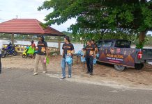 Macan Barut Polres Barito Utara Bagikan Takjil Ramadhan Sebanyak 300 Paket