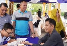 Pemerintah Kabupaten Barito Utara Gelar Pemeriksaan Kesehatan dan Senam Pagi Bersama