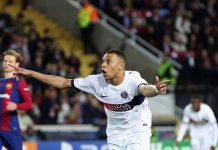 Jelang Lawan Borussia Dortmund, Mbappe Harus Bantu Lini Pertahanan Kylian Mbappe selebrasi usai cetak gol di Liga Champions (sumber: @k.mbappe)
