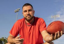Travis Kelce Lakoni Akting Perdana dalam Serial Baru Ryan Murphy, Grotesquerie Travis Kelce main Rugby (sumber: instagram @killatrav)