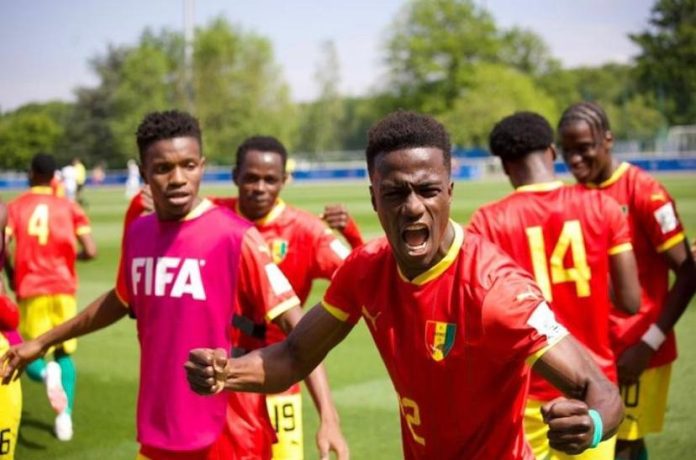 Pemain Guinea U-23 (sumber: instagram @feguifootofficiel)