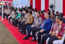 Pj Bupati Barut Hadiri Apel Siaga Alat dan Mesin Pertanian Bersama Mentan di Palangka Raya