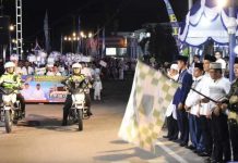 Takbiran Sambut Iduladha 1445 Hijriah, Pj Bupati Muhlis Lepas Peserta Pawai di Muara Teweh