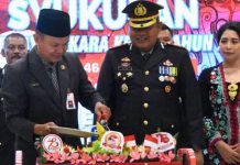 Pemkab Barut Hadiri Syukuran HUT Ke-78 Bhayangkara di Balai Antang Muara Teweh