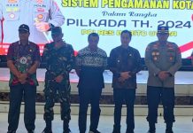 Pengamanan Pilkada 2024, Pj Bupati Barut Hadiri Tactical Floor Game
