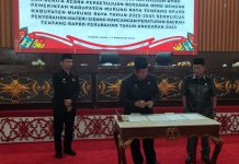 RPJPD 2025-2045, DPRD Mura Gelar Paripurna Penandatangan Keputusan-Persetujuan Bersama Pemkab