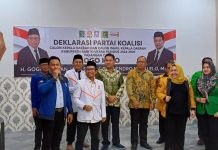 Jelang Pilkada Barut, 5 Parpol Resmi Deklarasi Usung Paslon Gogo-Helo