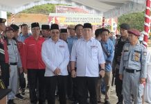 Didampingi Ratusan Pendukung-4 Partai Pengusung, Paslon Nuryakin-Doni Daftar ke KPU Mura