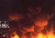 Geger! Kebakaran Besar Gudang Golden10 Houseware Belitung Darat Banjarmasin, 1 Relawan Dikabarkan Meninggal