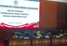 DPRD Mura Laksanakan Paripurna I Tetapkan Agenda Dewan pada 2025