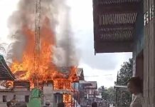 Pagi-Pagi Api Berkobar di Muara Sumpoi Mura, 2 Rumah Ludes!