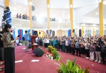 Ribuan Umat Kristiani Ikuti Mura Bermazmur di Gereja Eliotoria Christian Center Puruk Cahu
