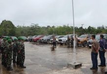 Polres Mura Kerahkan Puluhan Personel Gabungan Guna Amankan Rapat Pleno Penetapan Paslon Bupati Terpilih