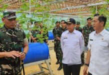 Pj Bupati Mura Hermon Sambut Kedatangan Danrem 102/Panju Panjung