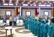 Resmi, Warnita Heriyus Pimpin TP-PKK Sekaligus Ketua Tim Pembina Posyandu