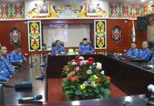 Pemkab Mura Ikuti Rakor Penyelenggaraan Pemerintahan Daerah via Zoom dengan Sejumlah Kementerian