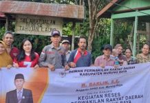 Hasil Reses H Barlin dan Usulan Warga Dapil II