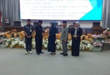 Dewan Gelar Rapat Paripurna I dalam Rangka Penyampaian Pidato Pengantar LKPJ Bupati Barut 2024 DPRD Barito Utara (Barut), Kalteng, menggelar Rapat Paripurna I dalam rangka penyampaian pidato pengantar Bupati Barut, terhadap Rencana Peraturan Daerah (Raperda) tentang laporan keterangan pertanggungjawaban (LKPJ) Bupati Barut 2024, Senin, 14 April 2025. Foto: dok. Setwan Barut