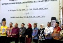 Bupati Mura Hadiri Sertijab Jabatan Kepala BPK Perwakilan Kalteng