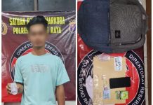 Satresnarkoba Polres Mura Amankan Pria dengan 4 Paket Sabu di Dirung Lingkin Tanah Siang