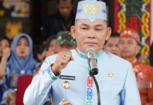 Wabup Mura Rahmanto Pimpin Upacara Hardiknas 2025