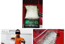 Miliki 2 Ons Sabu dan 825 Karisoprodol, Pria Bahitom Mura Diringkus Polisi Barut di Parkiran Barakati
