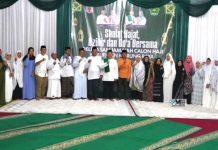 Wabup Rahmanto Muhidin Hadiri Salat Hajat Keberangkatan JCH Mura 2025