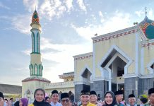 Pemkab Mura Lepas Keberangkatan JCH 2025 di Masjid Agung Al Istiqlal Puruk Cahu