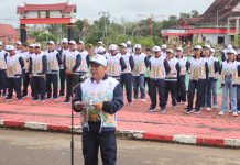 Resmi! Bupati Heriyus Lepas Kontingen FBIM Mura ke Palangka Raya