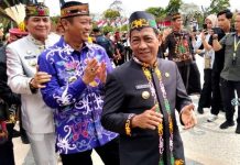 Bupati Mura Heriyus Hadiri Peringatan Harjad Ke-68 Kalteng di Palangka Raya