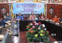 TP-PKK Mura Ikuti Rakoor Sosialisasi Implementasi Posyandu Melalui Zoom Meeting