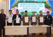Wabup Rahmanto Hadiri Kajian Asesmen Ulang UPTD RSUD Puruk Cahu