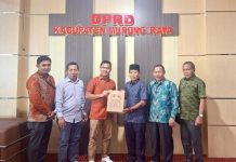 Ketua DPRD Murung Raya Terima Kunjungan DPRD HSS, Bahas Kerja Sama.