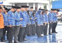 Pemkab Barut Gelar Apel Siaga Netralitas ASN Jelang PSU Pilkada.
