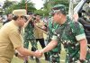 Pj. Bupati Barito Utara sambut Pangdam XII/TPR dan Gubernur Kalteng.