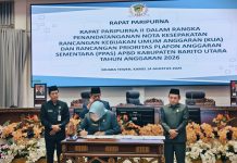 DPRD Barut Kumpul Dalam Rapat Paripurna Buat Nyepakati Rancangan KUA dan PPAS Buat APBD 2026