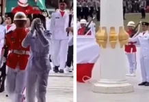 Kesalahan Pengibaran Bendera di HUT RI, Paskibraka Menangis Usai Upacara