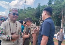 Gubernur Agustiar, Pangdam XII/Tanjung Pura, Kapolda Kalteng, dan sejumlah pejabat kunjungi Barut pantau PSU Pilkada 2024