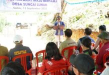 Heriyus Hadiri Panen Perdana Ikan BUMDes Kecamatan Tanah Siang