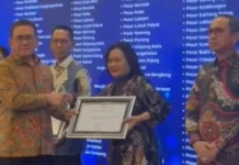 Pemkab Barito Utara Raih Penghargaan Pasar Tertib Ukur dari Kementerian Perdagangan