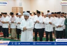Bupati Barito Utara Resmi Memberangkatkan Kafilah MTQH XXXIII, Diawali dengan Sholat Hajat Bersama
