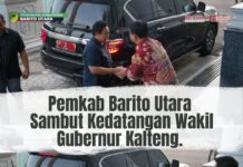Pemkab Barito Utara Berikan Penyambutan Resmi untuk Wakil Gubernur Kalimantan Tengah