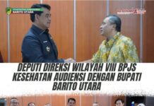 Deputi Direksi Wilayah VIII BPJS Kesehatan Sampaikan Audiensi kepada Bupati Barito Utara