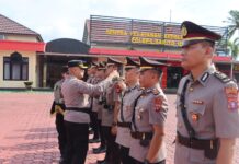 Polres Barito Utara Laksanakan Sertijab Pejabat Utama dan Kapolsek di Jajaran Kepolisian