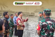 Kunjungan Kerja Pangdam ke Desa Trahean, Bupati Shalahuddin Ikut Kawal Pembangunan Koperasi